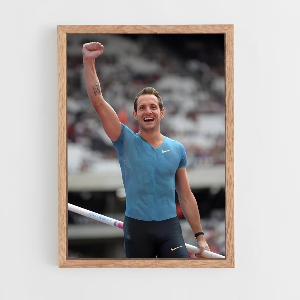 Poster Renaud de lavillenie – affiche Athlétisme (vue 4)
